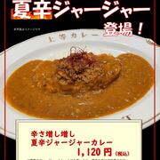 【上等カレー】夏期限定　夏辛ジャージャーカレー